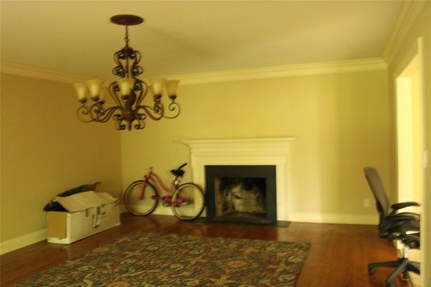 Chandelier, Fireplace, Interior, Wood Texture Flooring
