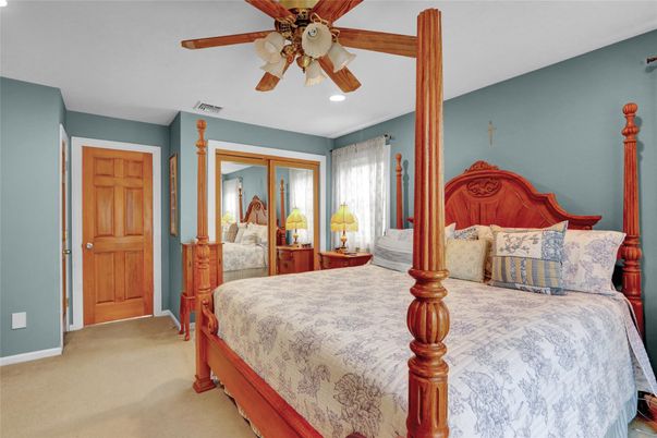 Bedroom, Interior, Recessed Lighting