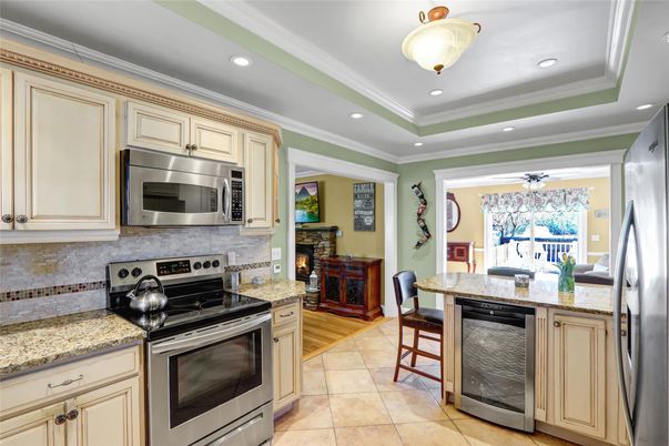 Interior, Kitchen, Recessed Lighting, Stainless Steel Appliances