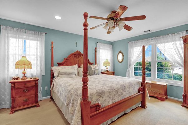 Bedroom, Interior, Recessed Lighting