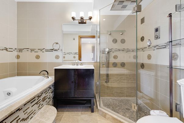 Bathroom, Glass Shower, Interior