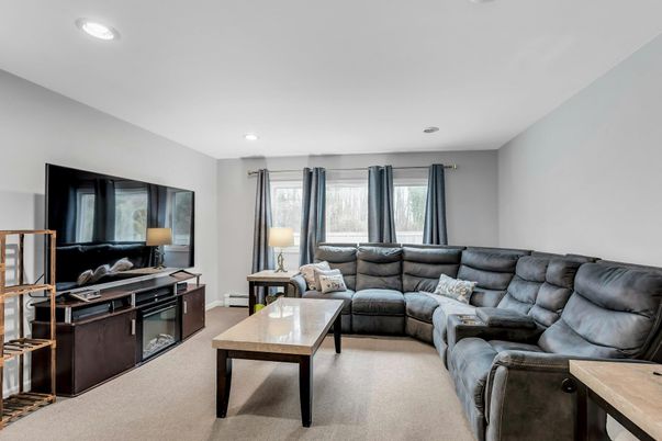 Interior, Living room, Recessed Lighting