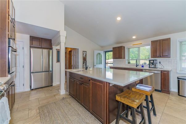 Interior, Kitchen, Recessed Lighting, Stainless Steel Appliances