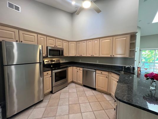 Interior, Kitchen, Recessed Lighting, Stainless Steel Appliances