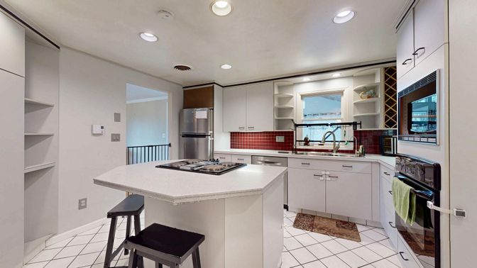 Interior, Kitchen, Recessed Lighting, Stainless Steel Appliances