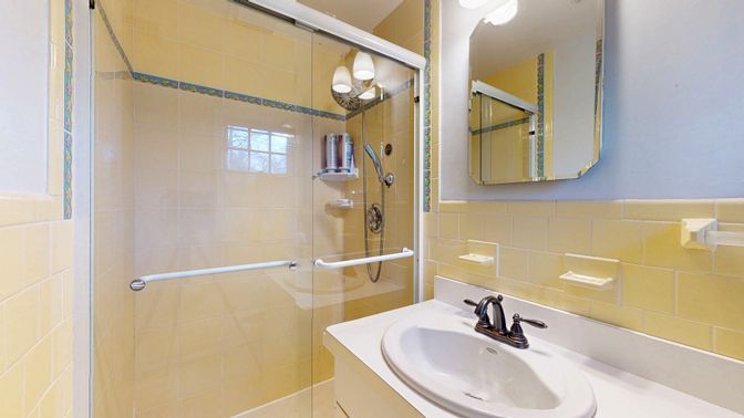 Bathroom, Glass Shower, Interior