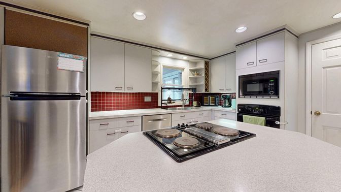 Interior, Kitchen, Recessed Lighting, Stainless Steel Appliances
