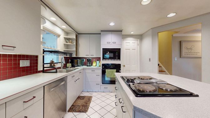 Interior, Kitchen, Recessed Lighting, Stainless Steel Appliances