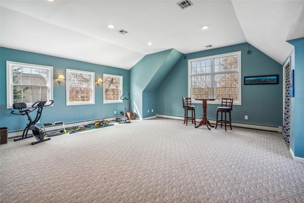 Fitness Equipment, Interior, Recessed Lighting