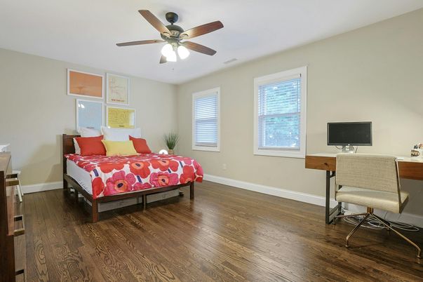 Bedroom, Home Office, Interior, Wood Texture Flooring