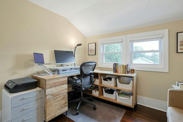Home Office, Interior, Wood Texture Flooring