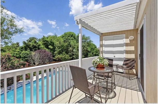 Exterior, Pool, Wood Texture Flooring