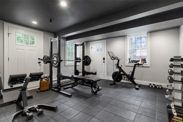 Fitness Equipment, Interior, Recessed Lighting