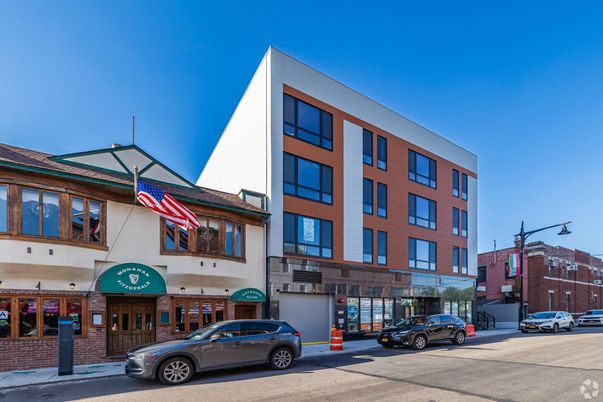 Exterior, Facade, Condo Building