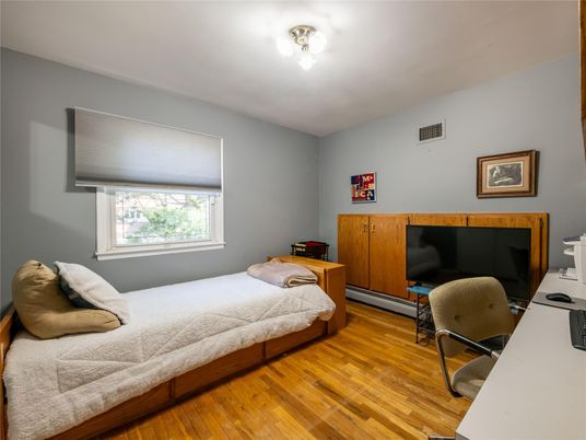 Bedroom, Home Office, Interior, Wood Texture Flooring