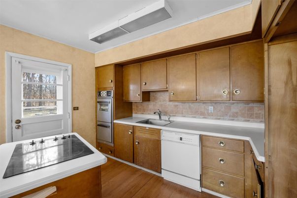 Interior, Kitchen, Wood Texture Flooring