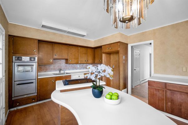 Interior, Kitchen, Wood Texture Flooring