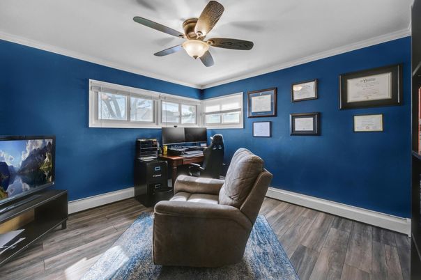 Home Office, Interior, Wood Texture Flooring