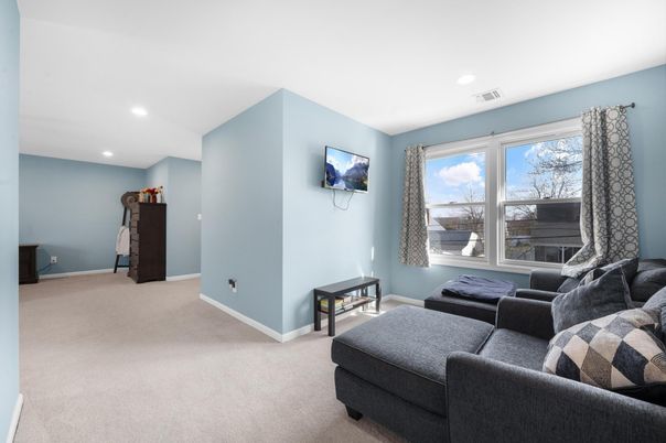 Interior, Living room, Recessed Lighting