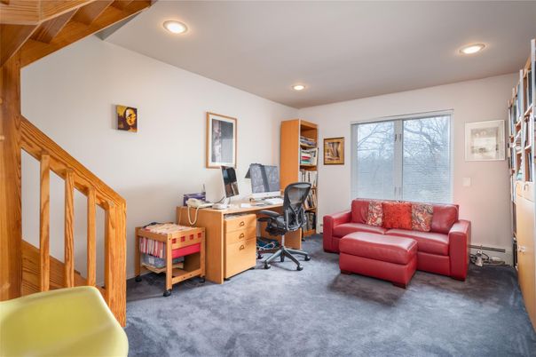 Home Office, Interior, Recessed Lighting