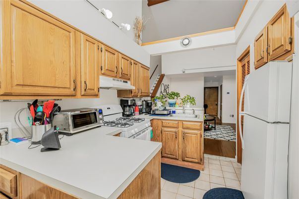 Interior, Kitchen, Wood Texture Flooring