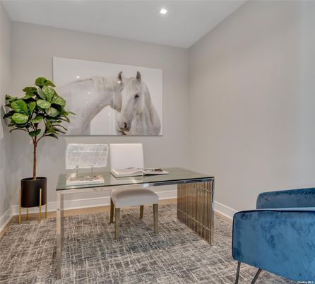 Home Office, Interior, Recessed Lighting