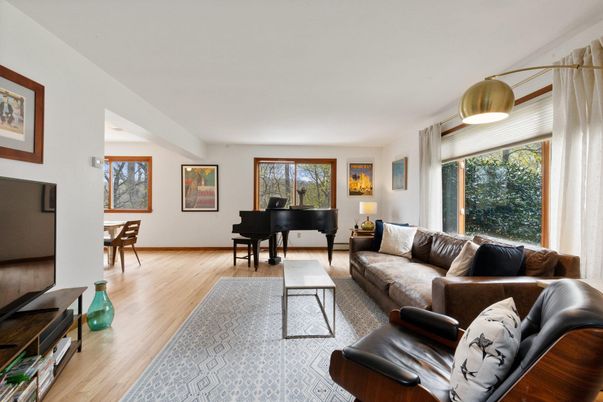 Dining room, Interior, Living room, Piano, Wood Texture Flooring