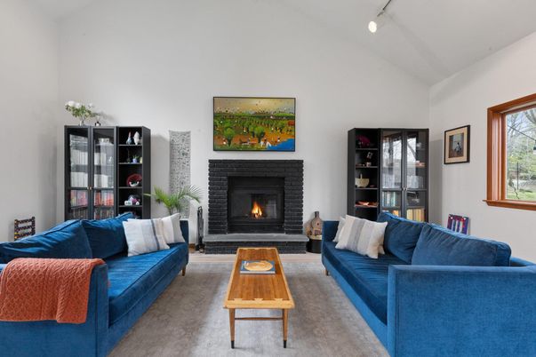 Fireplace, Interior, Living room