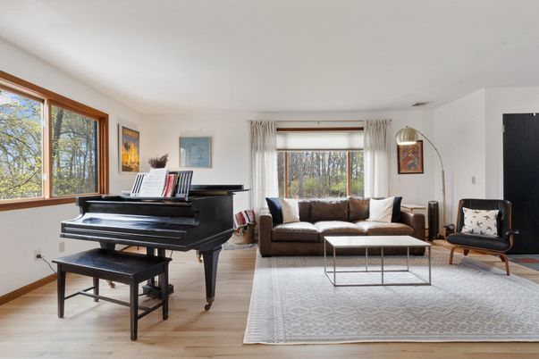 Interior, Living room, Piano, Wood Texture Flooring