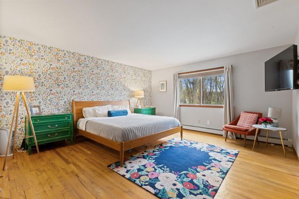 Bedroom, Interior, Wood Texture Flooring