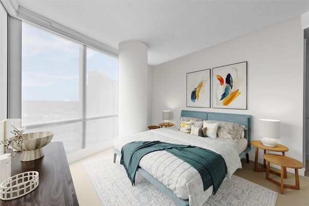 Bedroom, Interior, Water, Wood Texture Flooring