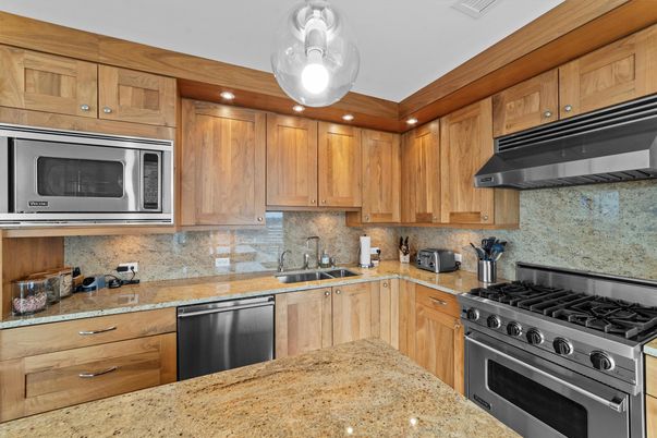 Interior, Kitchen, Recessed Lighting, Stainless Steel Appliances
