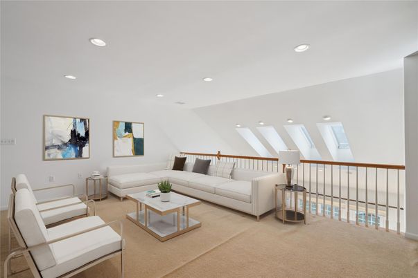 Interior, Living room, Recessed Lighting