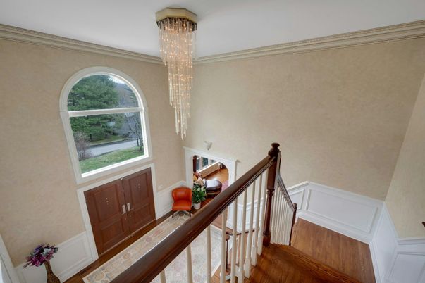 Chandelier, Interior, Wood Texture Flooring