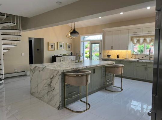 Interior, Kitchen, Pendant Lights, Recessed Lighting
