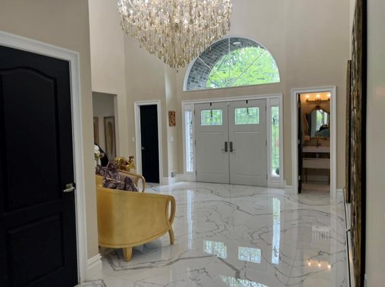 Chandelier, Interior, Marble
