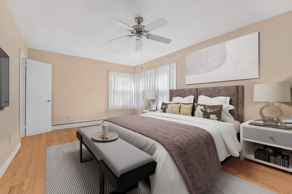 Bedroom, Interior, Wood Texture Flooring