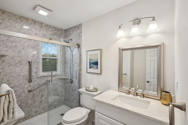 Bathroom, Glass Shower, Interior
