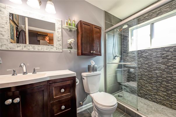 Bathroom, Glass Shower, Interior
