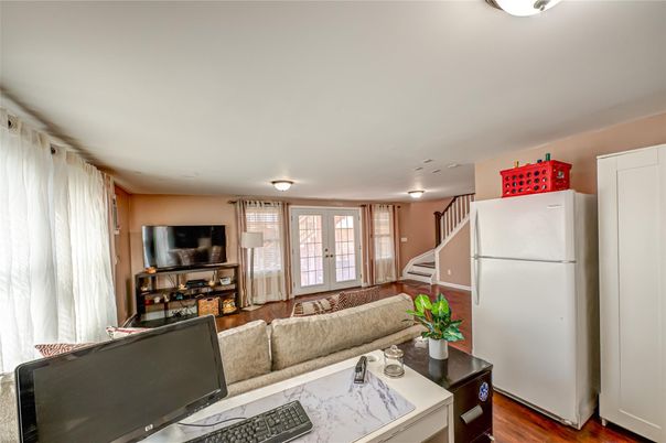 Interior, Kitchen, Living room, Wood Texture Flooring