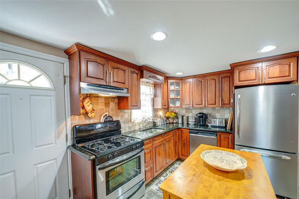 Interior, Kitchen, Recessed Lighting, Stainless Steel Appliances