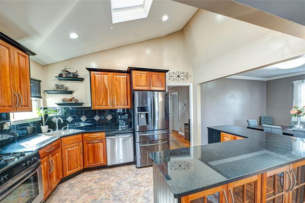 Interior, Kitchen, Recessed Lighting, Stainless Steel Appliances