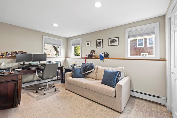 Home Office, Interior, Recessed Lighting