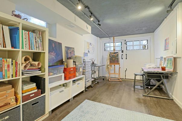 Home Office, Interior, Wood Texture Flooring