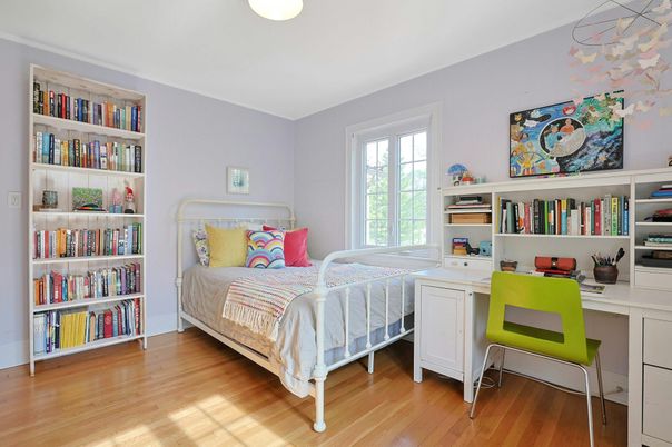 Bedroom, Home Office, Interior, Wood Texture Flooring