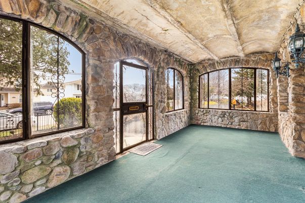 Interior, Stone Walls, Sun Room