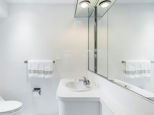 Bathroom, Glass Shower, Interior