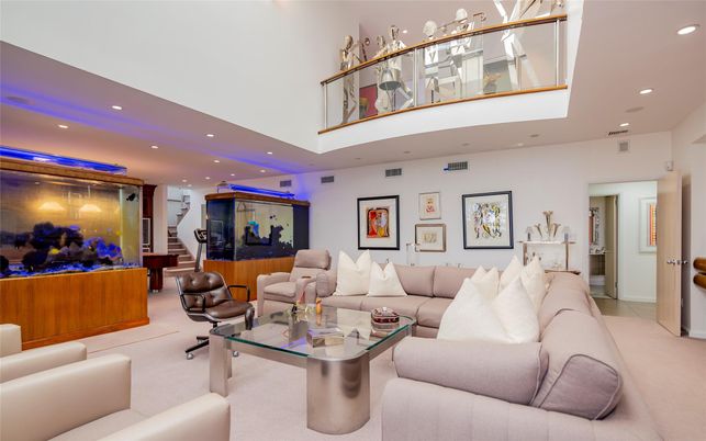 Interior, Living room, Recessed Lighting