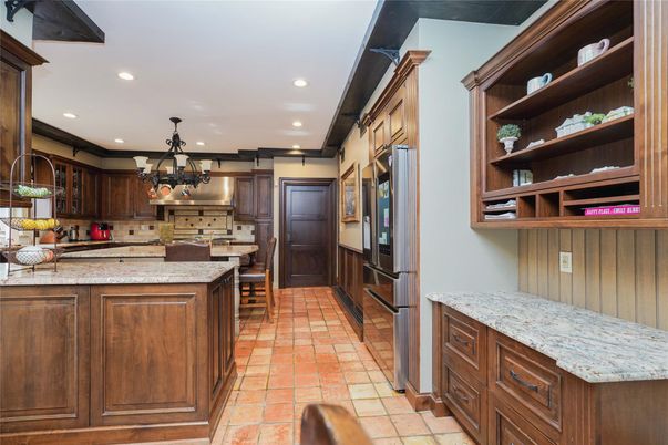 Chandelier, Interior, Kitchen, Recessed Lighting