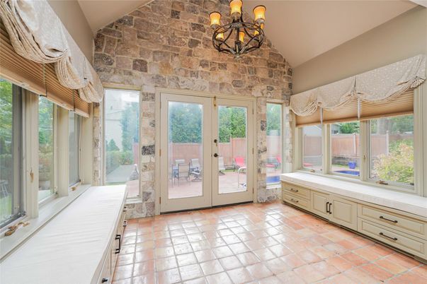 Chandelier, Interior, Stone Walls